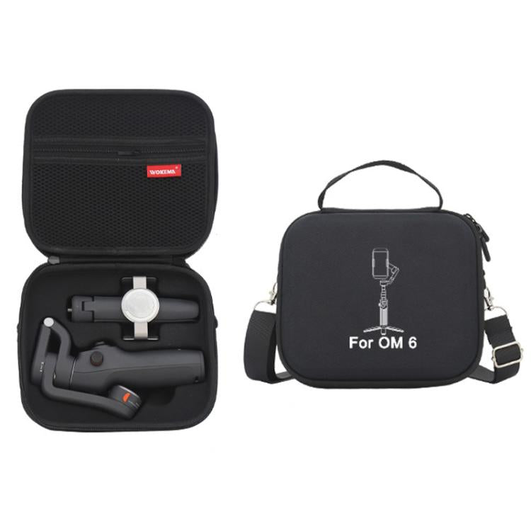 WOKEMA Handheld Gimbal Stabilizer Storage Bag, For DJI OSMO Mobile 4 / SE PU Leather, For DJI OSMO Mobile 4 / SE PU Black, For DJI OSMO Mobile 6 PU Leather, For DJI OSMO Mobile 6 PU Black