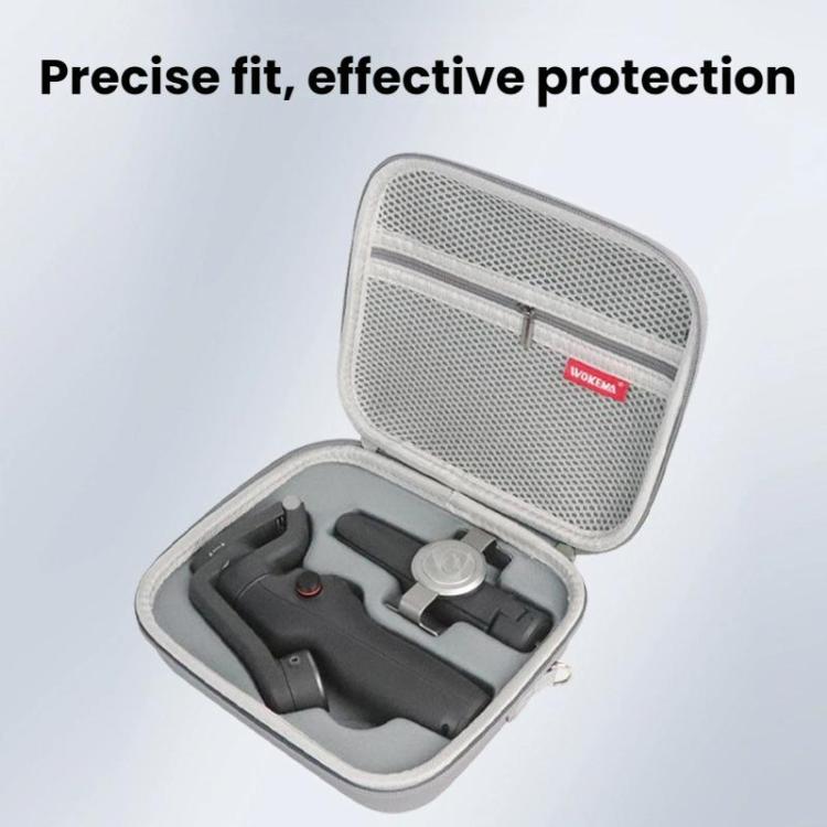 WOKEMA Handheld Gimbal Stabilizer Storage Bag, For DJI OSMO Mobile 4 / SE PU Leather, For DJI OSMO Mobile 4 / SE PU Black, For DJI OSMO Mobile 6 PU Leather, For DJI OSMO Mobile 6 PU Black