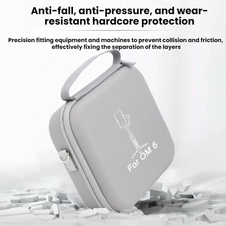 WOKEMA Handheld Gimbal Stabilizer Storage Bag, For DJI OSMO Mobile 4 / SE PU Leather, For DJI OSMO Mobile 4 / SE PU Black, For DJI OSMO Mobile 6 PU Leather, For DJI OSMO Mobile 6 PU Black