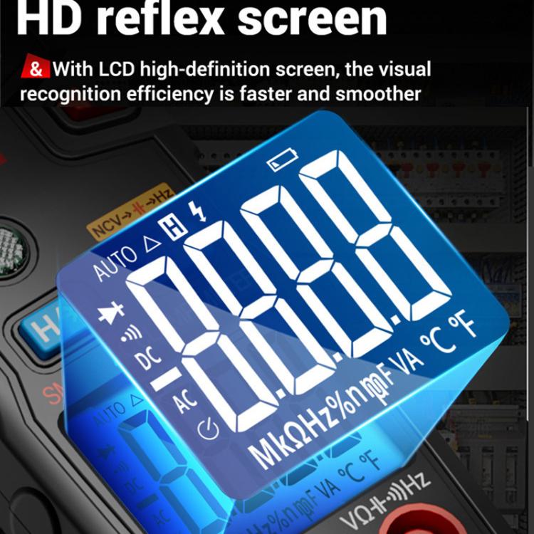 ANENG ST183 600A Digital Clamp Meter With NCV, 4000 Counts, Tests Continuity/Resistance/Capacitance/Diode, Audible & Visual Alarm