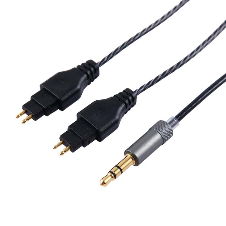 Headphone Audio Cable for Sennheiser HD414 / HD650 / HD600 / HD580 / HD660S, 2m, 1.2m