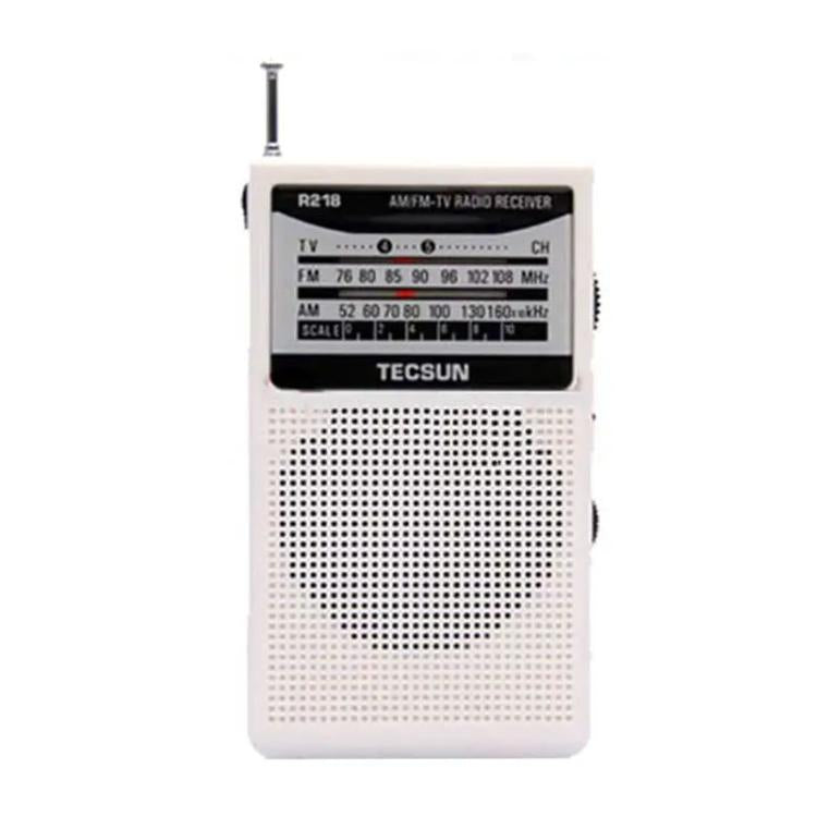TECSUN R-218 FM/AM/Campus Broadcast Radio Portable Pocket Analog Dial Radio
