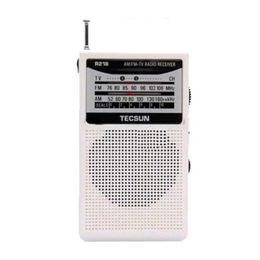 TECSUN R-218 FM/AM/Campus Broadcast Radio Portable Pocket Analog Dial Radio