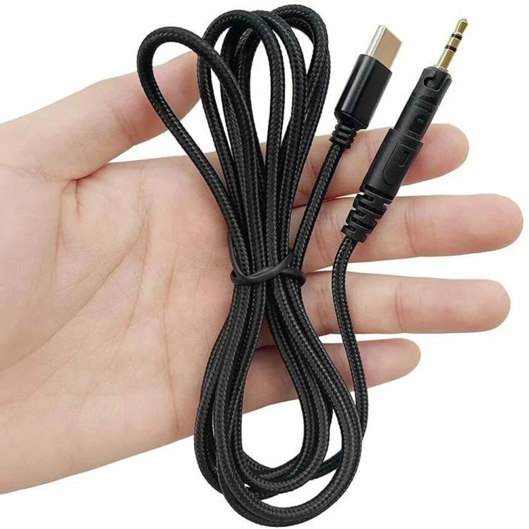 1.5m Type-C To 2.5mm Audio Headphone Cable For BOSE 700 QC25 QC35 OE2 SoundLink, Standard, Cable Control