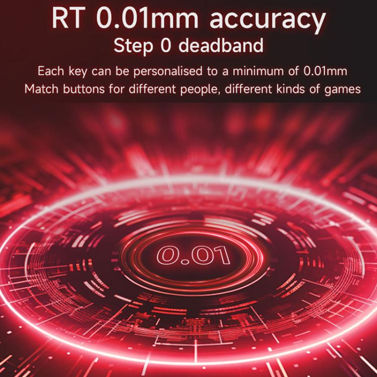 Ajazz AK680 MAX Magnetic Shaft Mechanical Wired Keyboard With RGB Light, Black, White, Black Gray Yellow, Blue White Dark Blue, Side Engraving Gradient Pink, Contour Line Black, Contour Line White