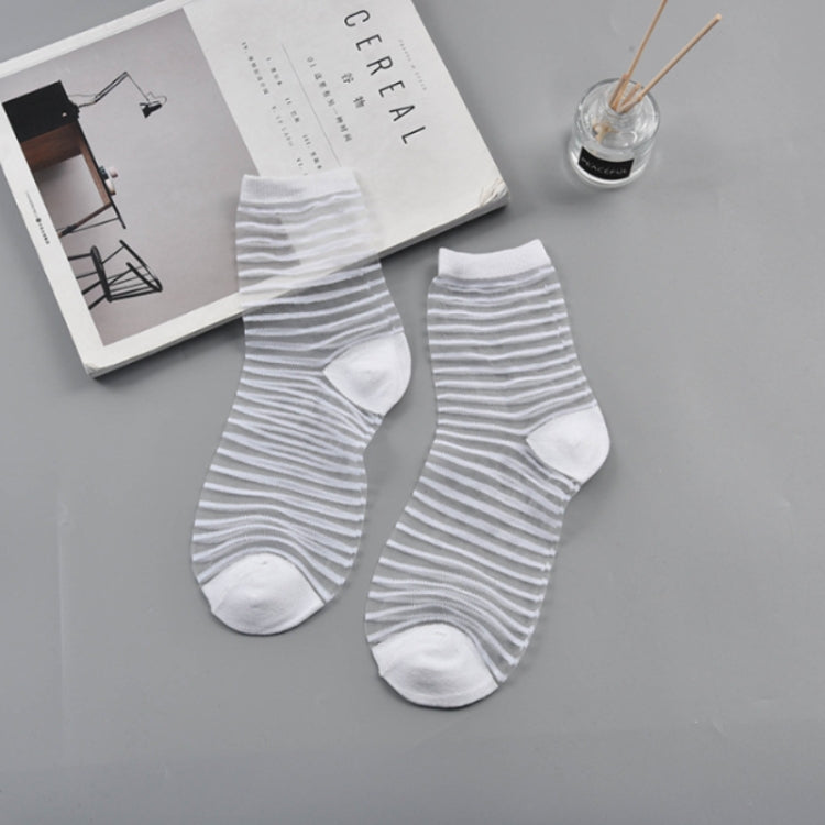 10 Pairs Sexy Lace Mesh Fiber Transparent Stretch Socks