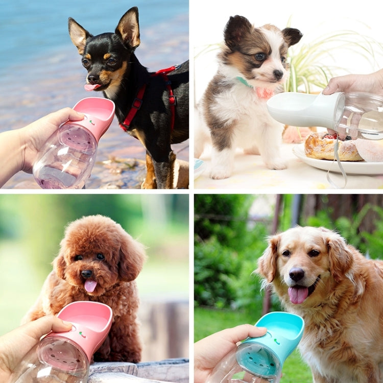 Portable Pet Dog Water Bottle Small Large Dog Travel Puppy Cat Drinking Water Bowl Outdoor Pet Water Dispenser Feeder Pet Supplies, 350 ml, 550 ml
