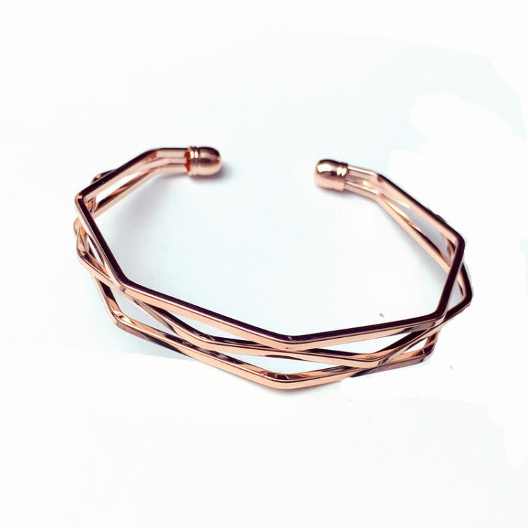 Vintage Brief Open Charms Multi-layer Cuff Bracelet Bangles