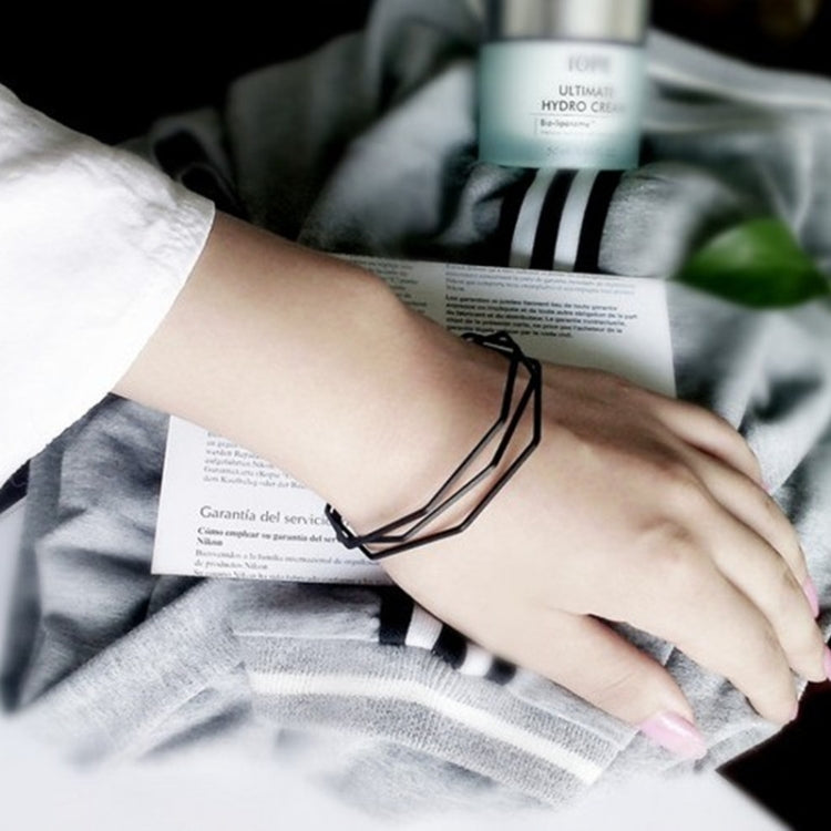 Vintage Brief Open Charms Multi-layer Cuff Bracelet Bangles