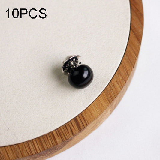 10 PCS Versatile Pearl Stud Buckle Anti-light Collar Buttonigan Shawl Pin Needle Diy Scarf Collar Pin Brooch Pin