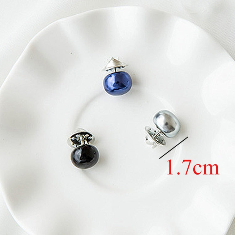 10 PCS Versatile Pearl Stud Buckle Anti-light Collar Buttonigan Shawl Pin Needle Diy Scarf Collar Pin Brooch Pin