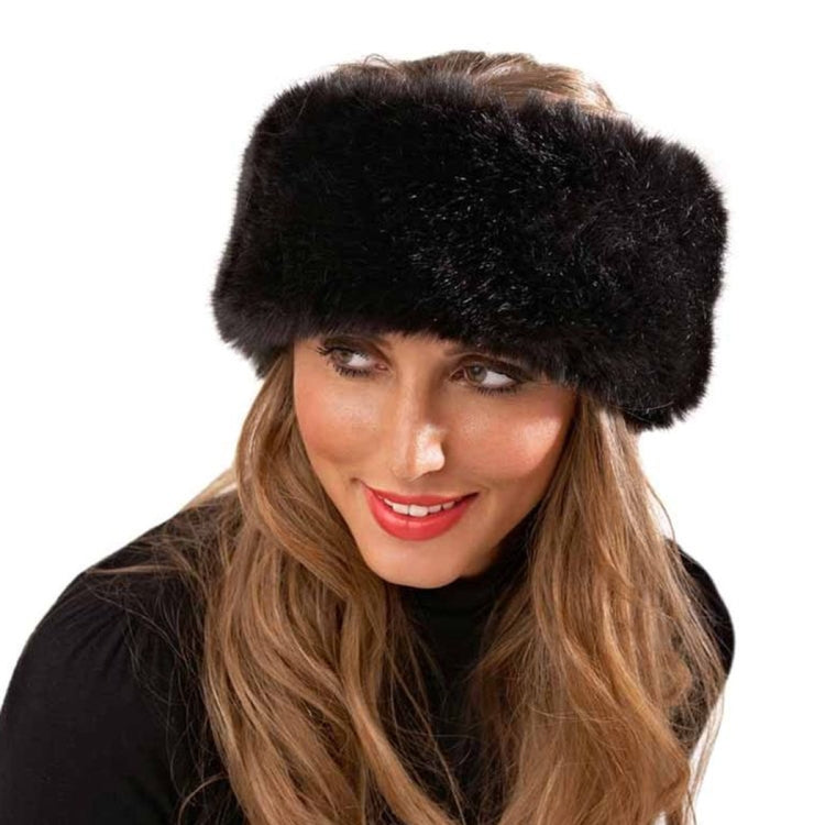 Unisex Winter Imitation Fur Headband Bomber Hat