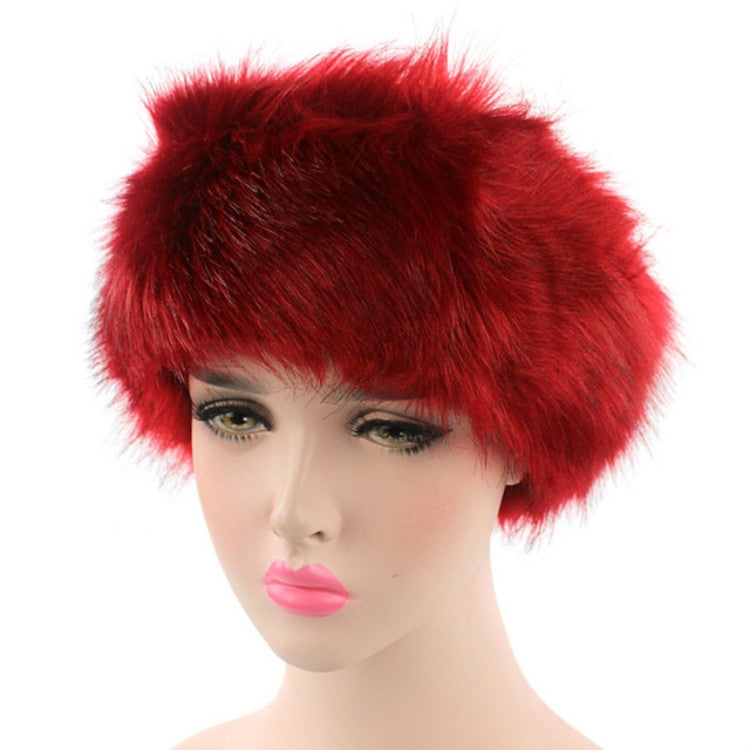 Unisex Winter Imitation Fur Headband Bomber Hat