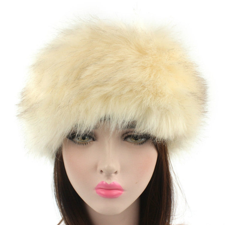 Unisex Winter Imitation Fur Headband Bomber Hat