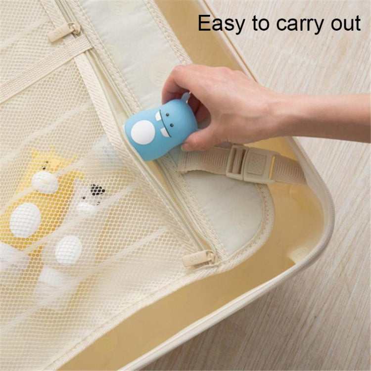 Portable Travel Shampoo Body Lotion Cosmetic Bottle Make Up Container Storage Box, Blue Hippo