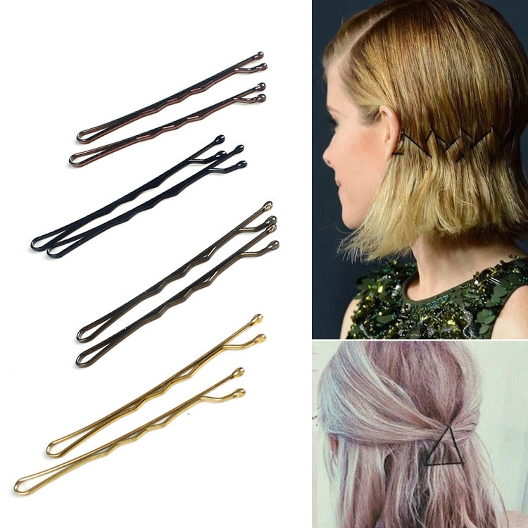 3 PCS Female Black Gold Barrettes Hair Clips Headbands Hair Accessories