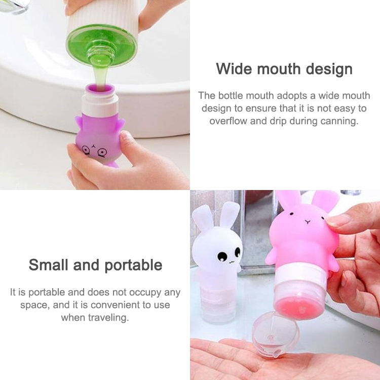 Multi-purpose Outdoor Travel Portable Bottle Squeeze Bottle Silicone Little Empty Bottle