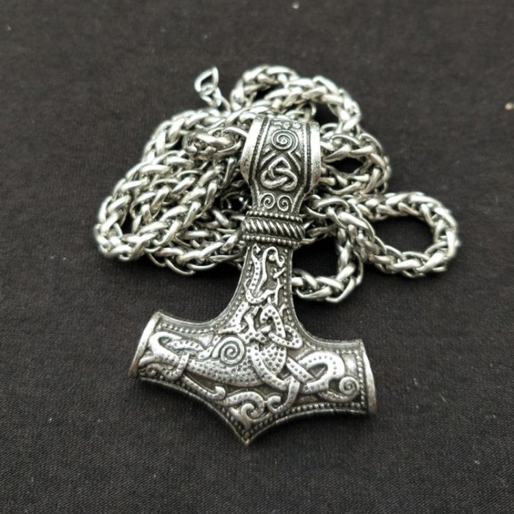 Mjolnir Pendant Viking Protective Talisman Hammer Necklace