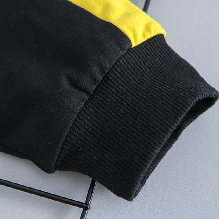 Spring and Autumn Boys Clothing Letters Pattern Round Neck Long Sleeve T-Shirt + Trousers Sports Set