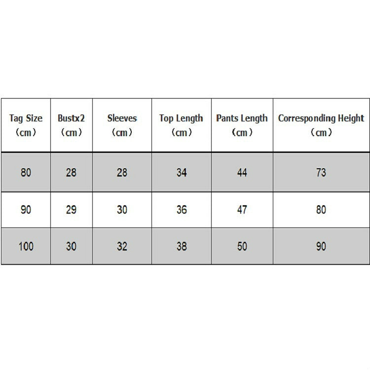 Spring and Autumn Boys Clothing Letters Pattern Round Neck Long Sleeve T-Shirt + Trousers Sports Set