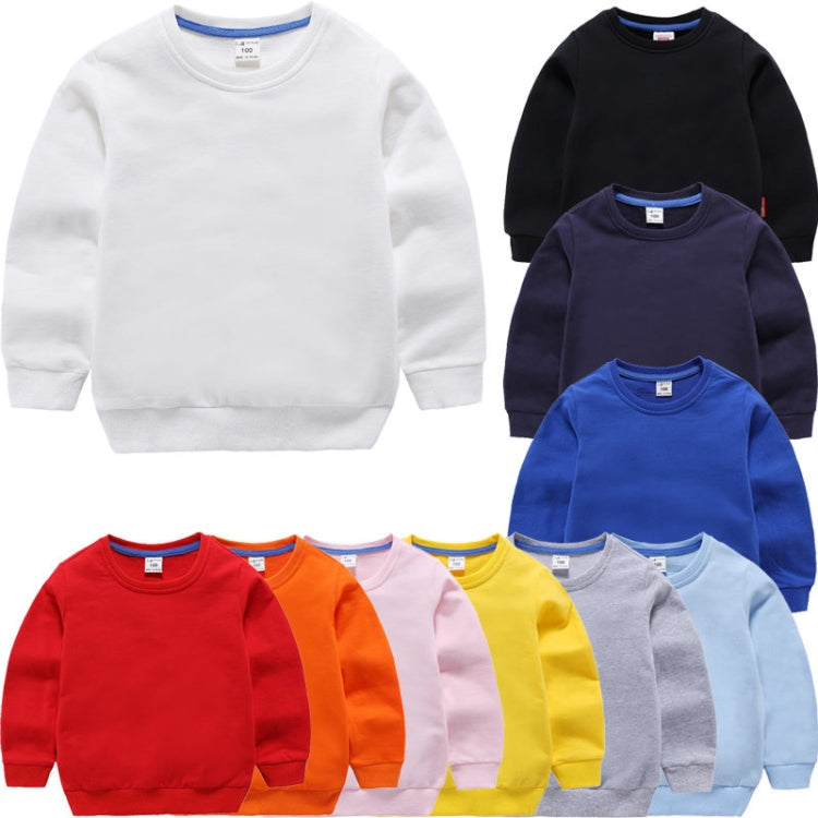 Autumn Solid Color Bottoming Children's Sweatshirt Pullover