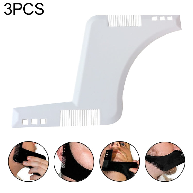 Double-sided Beard Comb Molding Template Tool Beard Shaping Styling Tool With Inbuilt Comb