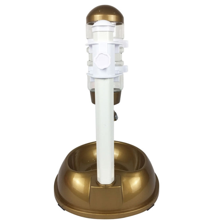 Liftable Automatic Drinking Fountain Pet Bowl Feeder Supplies, Gold, Blue, Rose Red