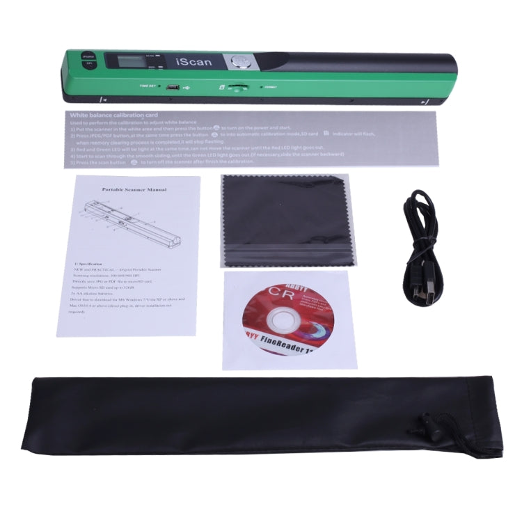 iScan01 Mobile Document Handheld Scanner with LED Display, A4 Contact Image Sensor, iScan01 Green, iScan01 Blue, iScan01 Red, iScan01 Silver, iScan01 Black