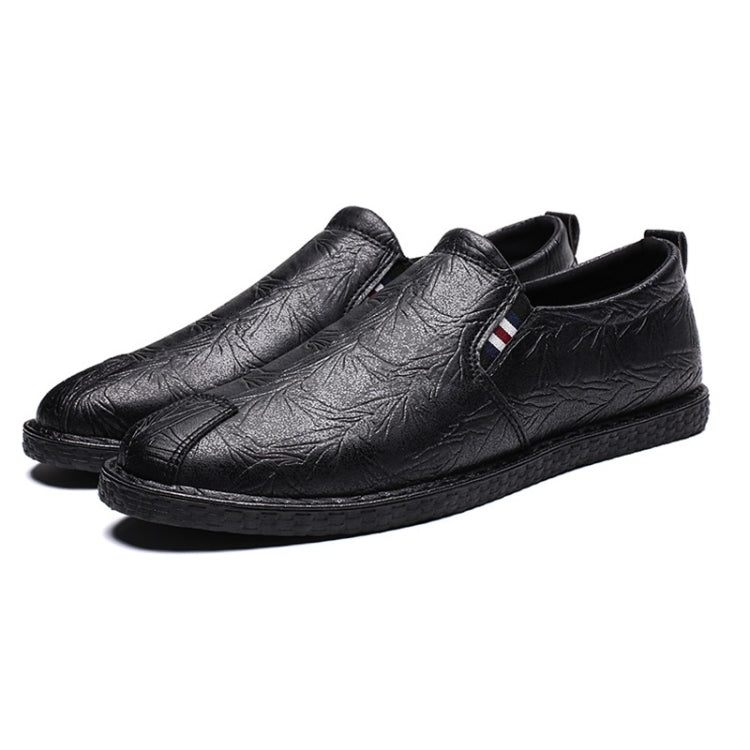 Casual Breathable Round Head Leather Shoes for Men
