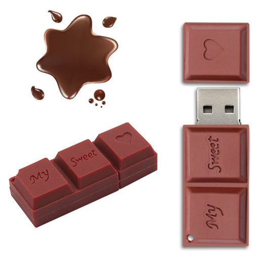 MicroDrive 64GB USB 2.0 Creative Chocolate U Disk, 64GB