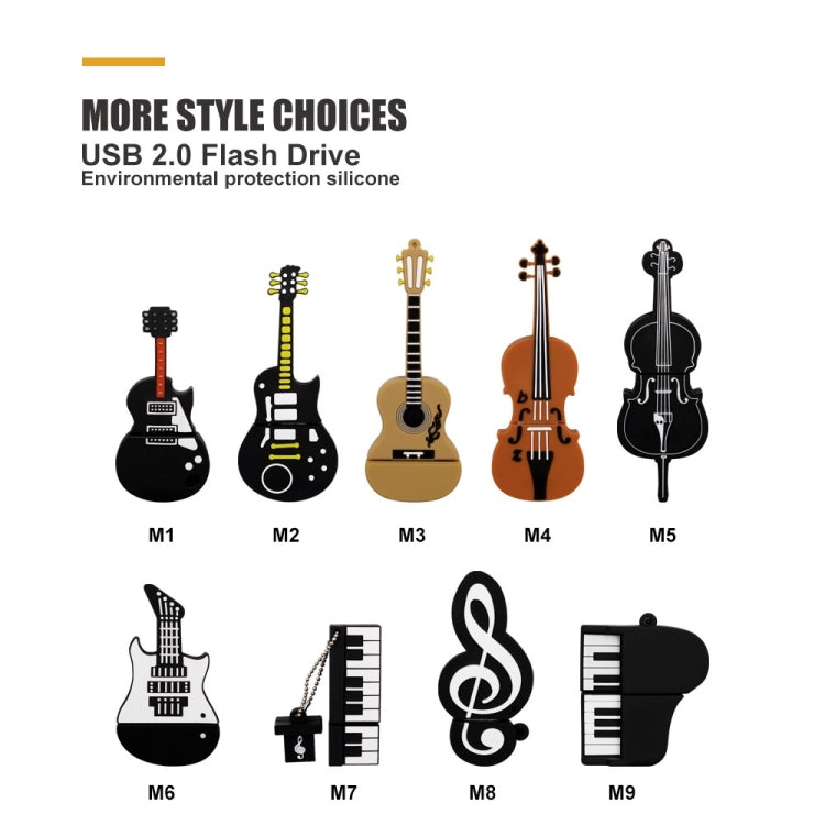 MicroDrive 4GB USB 2.0 Guitar U Disk, 4GB