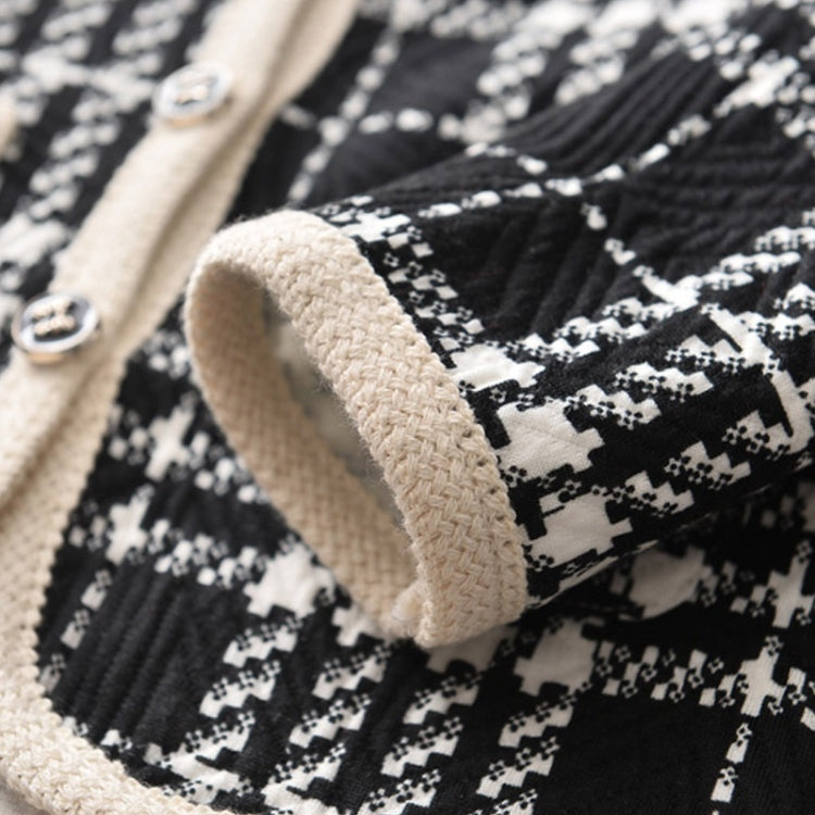 Children Suit Black Plaid Pattern Jacket + Shorts Two-piece Suit, 90, 100, 110, 120