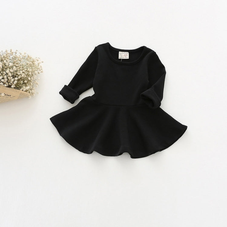 Girls Ruffled Long Sleeve Dress