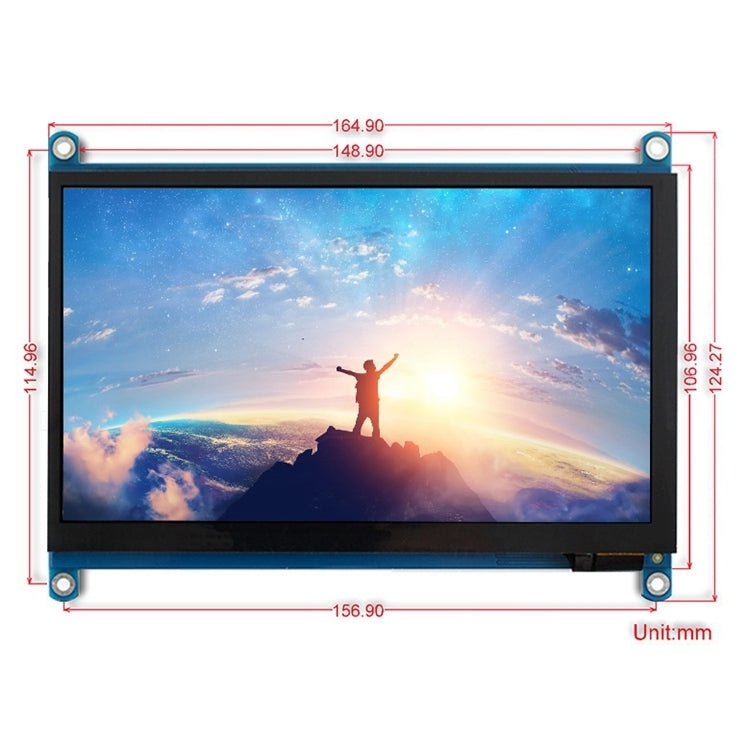 WAVESHARE 7 inch HDMI LCD (H) IPS 1024x600 Capacitive Touch Screen