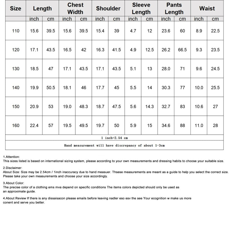 Girls Short-sleeved Blouse + Two-piece Casual Trousers